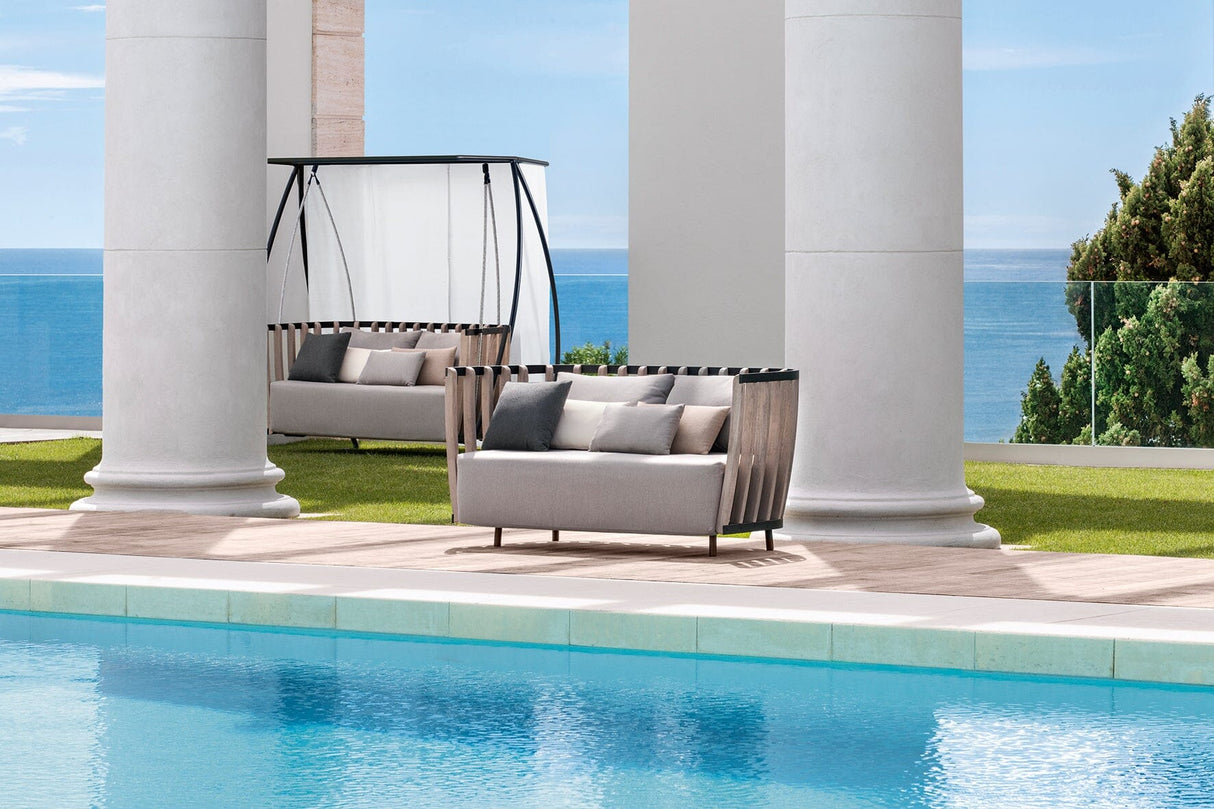 Ethimo Swing Canapé 2 places, coussins en sus