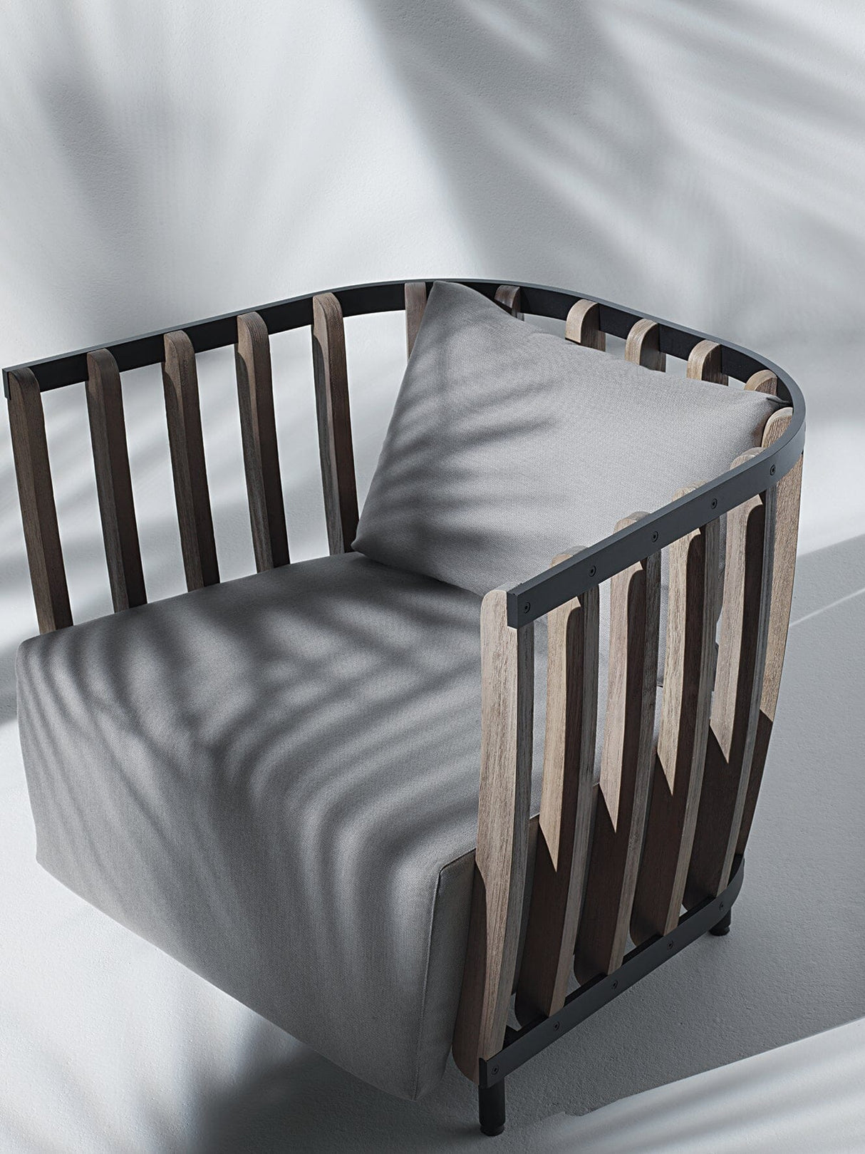 Ethimo Swing Fauteuil Lounge 1-Seater, coussins en sus