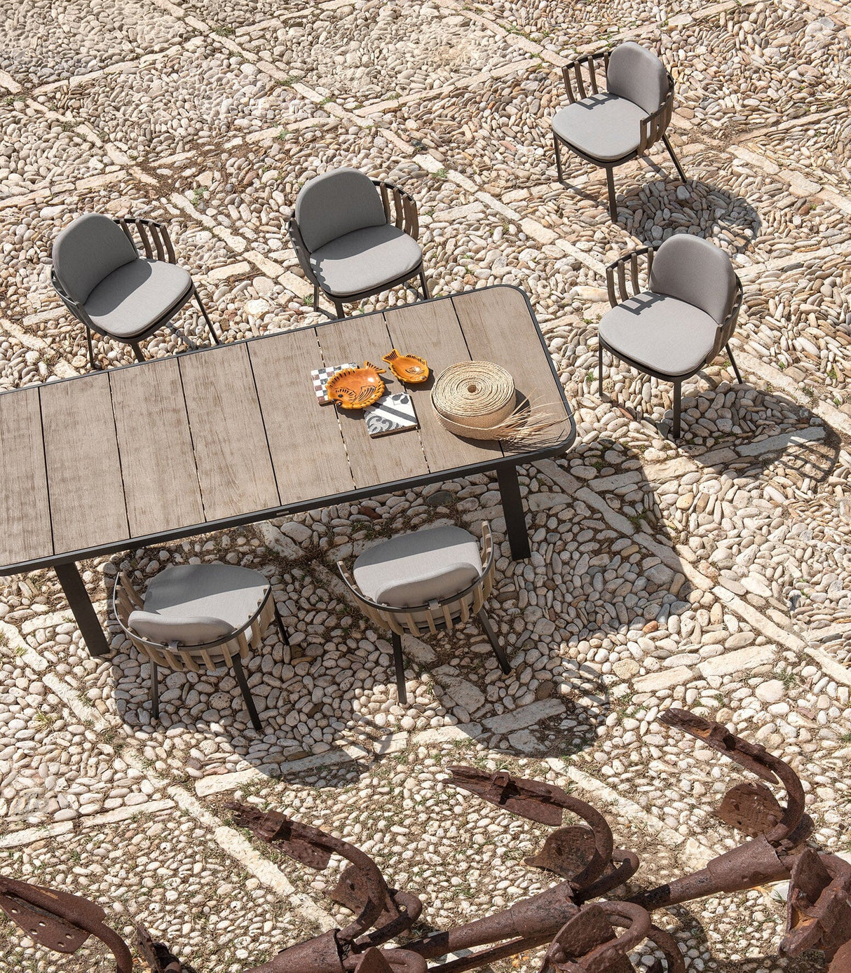 Ethimo Swing Table repas 240x100cm