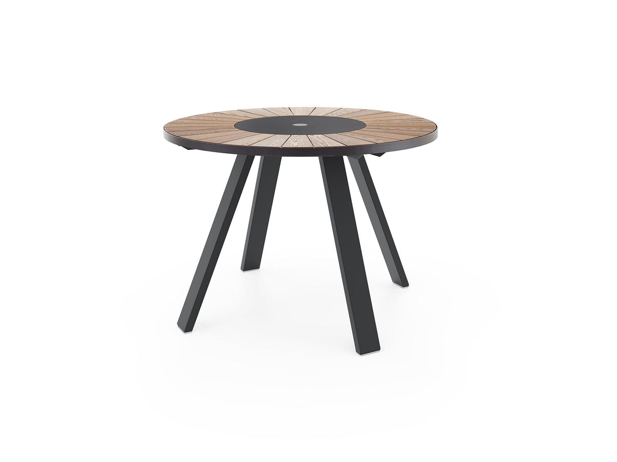 Extremis Pantagruel Table haute Ø146cm h:105cm Hellwood HPL Black - Black