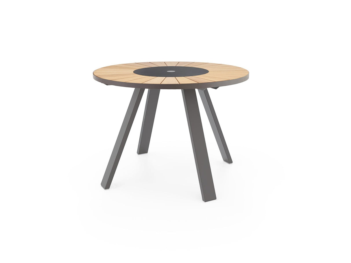 Extremis Pantagruel Table haute Ø146cm h:105cm Iroko HPL Earth - Earth