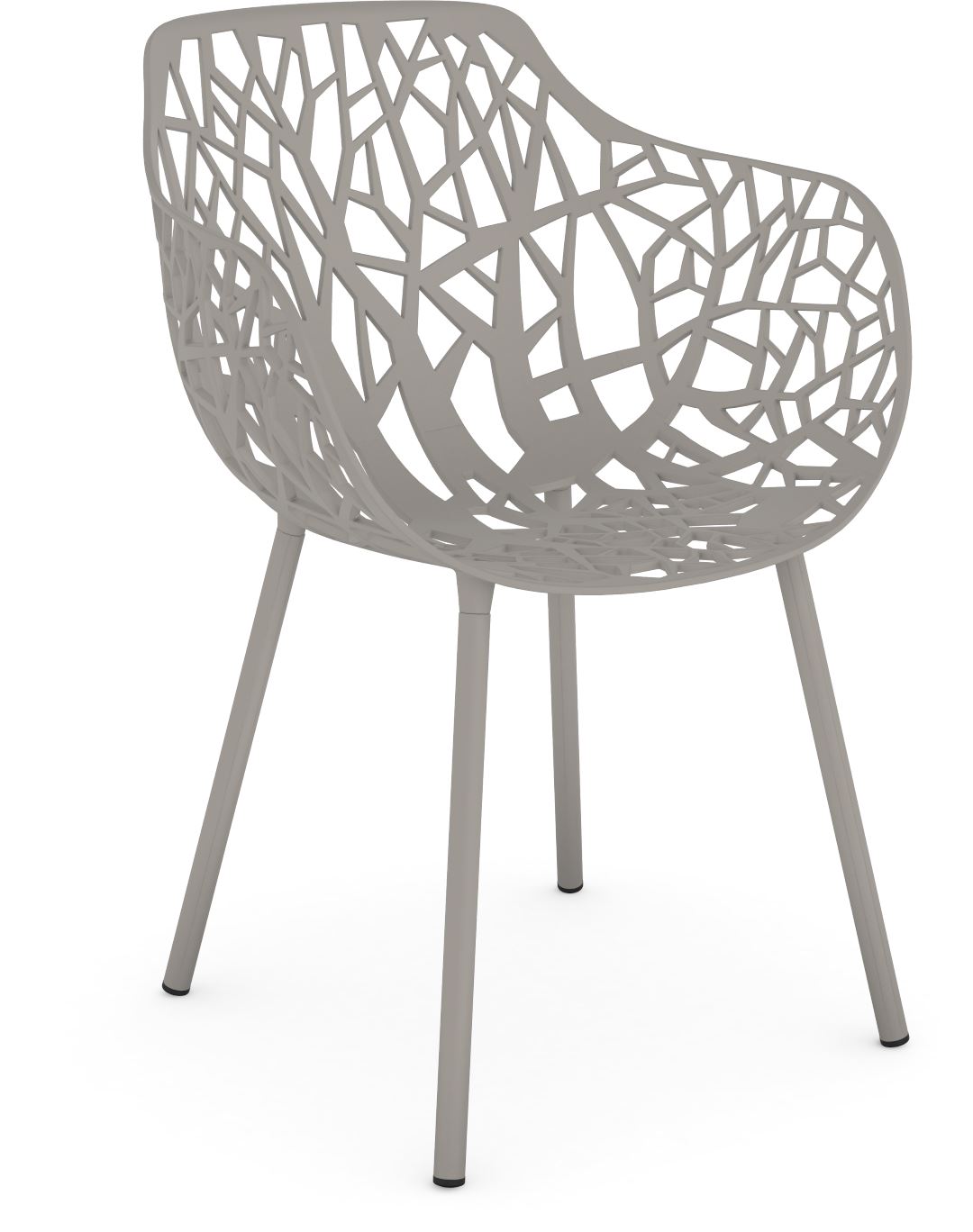 Fast Forest Fauteuil repas avec accoudoirs Powder Grey 14