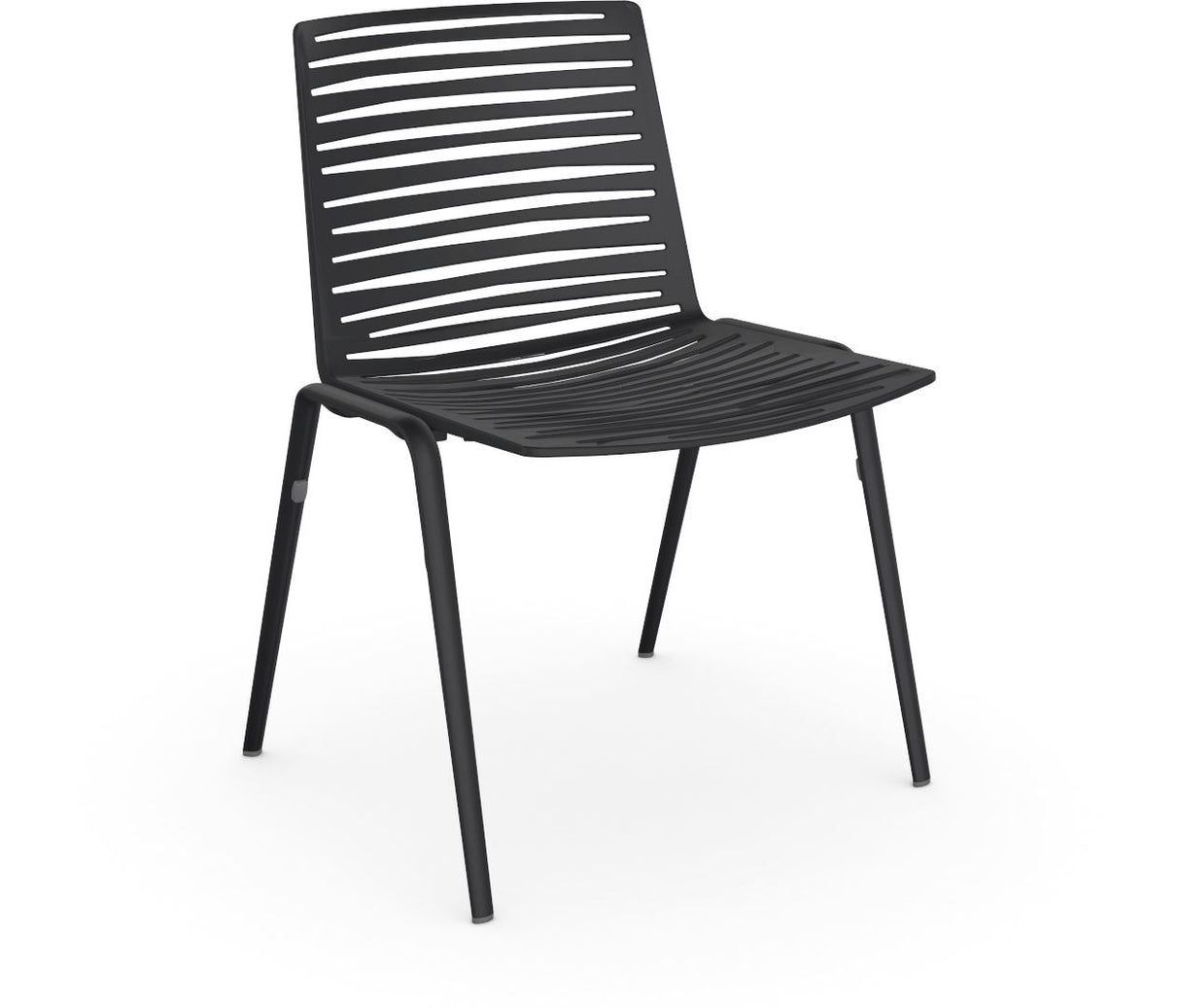 Fast Zebra Chaise repas Black 02