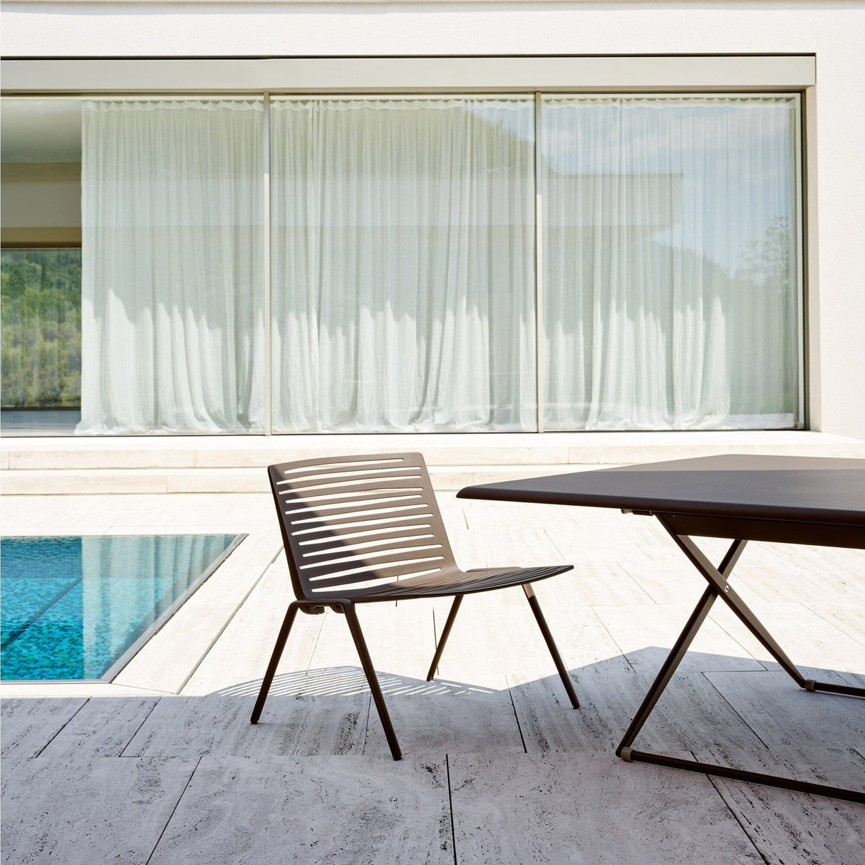 Fast Zebra Fauteuil lounge sans accoudoirs