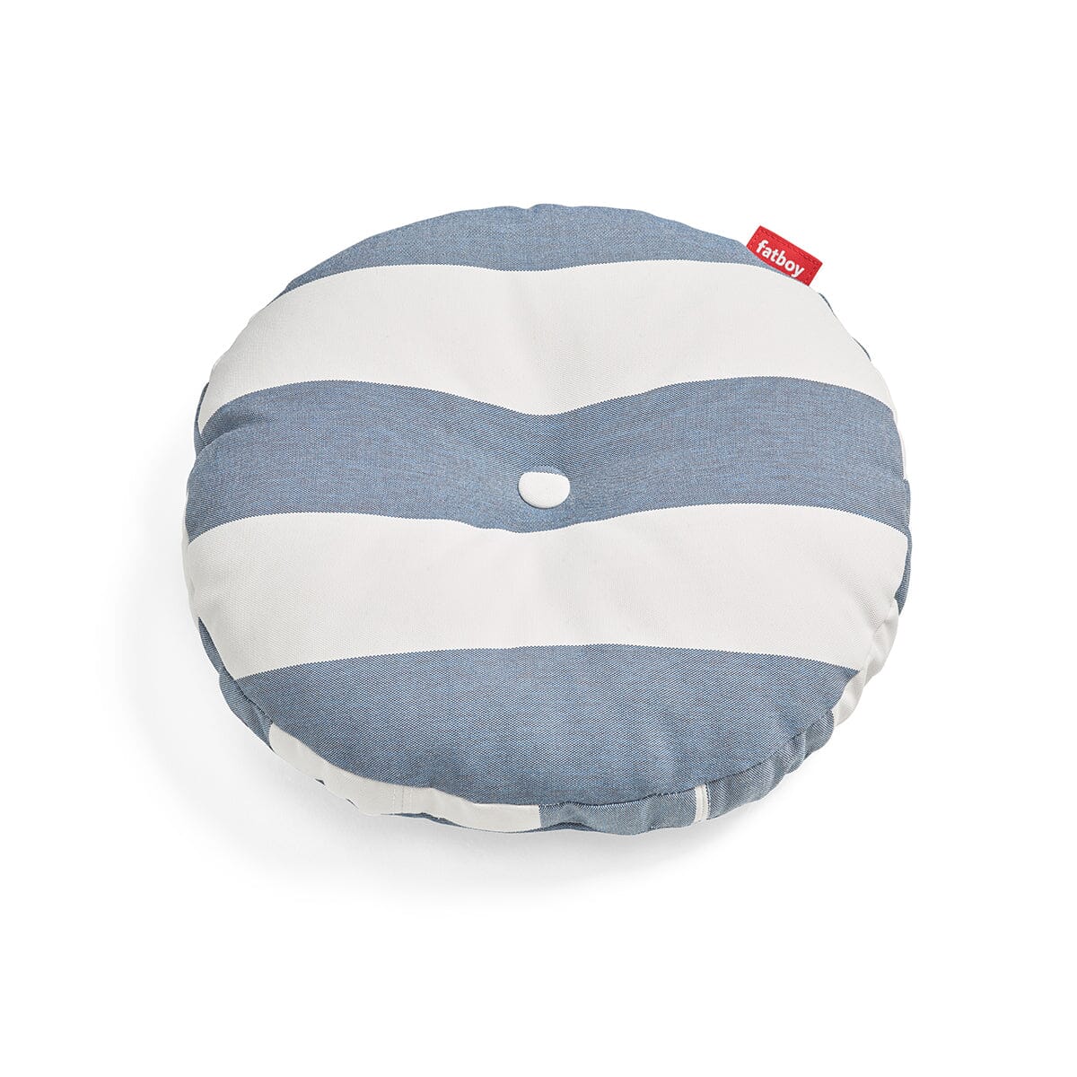 Fatboy Circle Pillow Coussin déco rond Ø50 cm Outdoor Stripe Ocean Blue Olefin