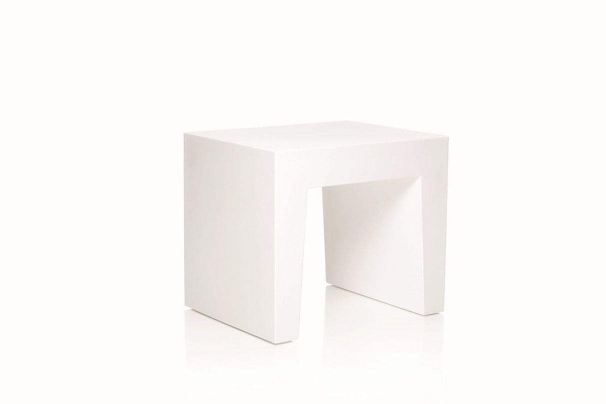 Fatboy Concrete Seat Tabouret Outdoor White