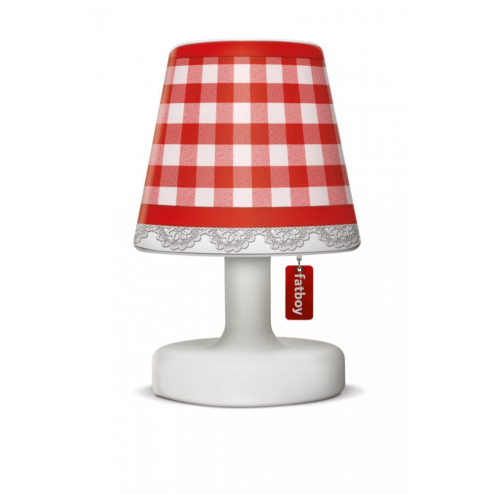 Fatboy Cooper Cappie Abat-jour amovible pour Lampe Edison The Petit Plaid Red