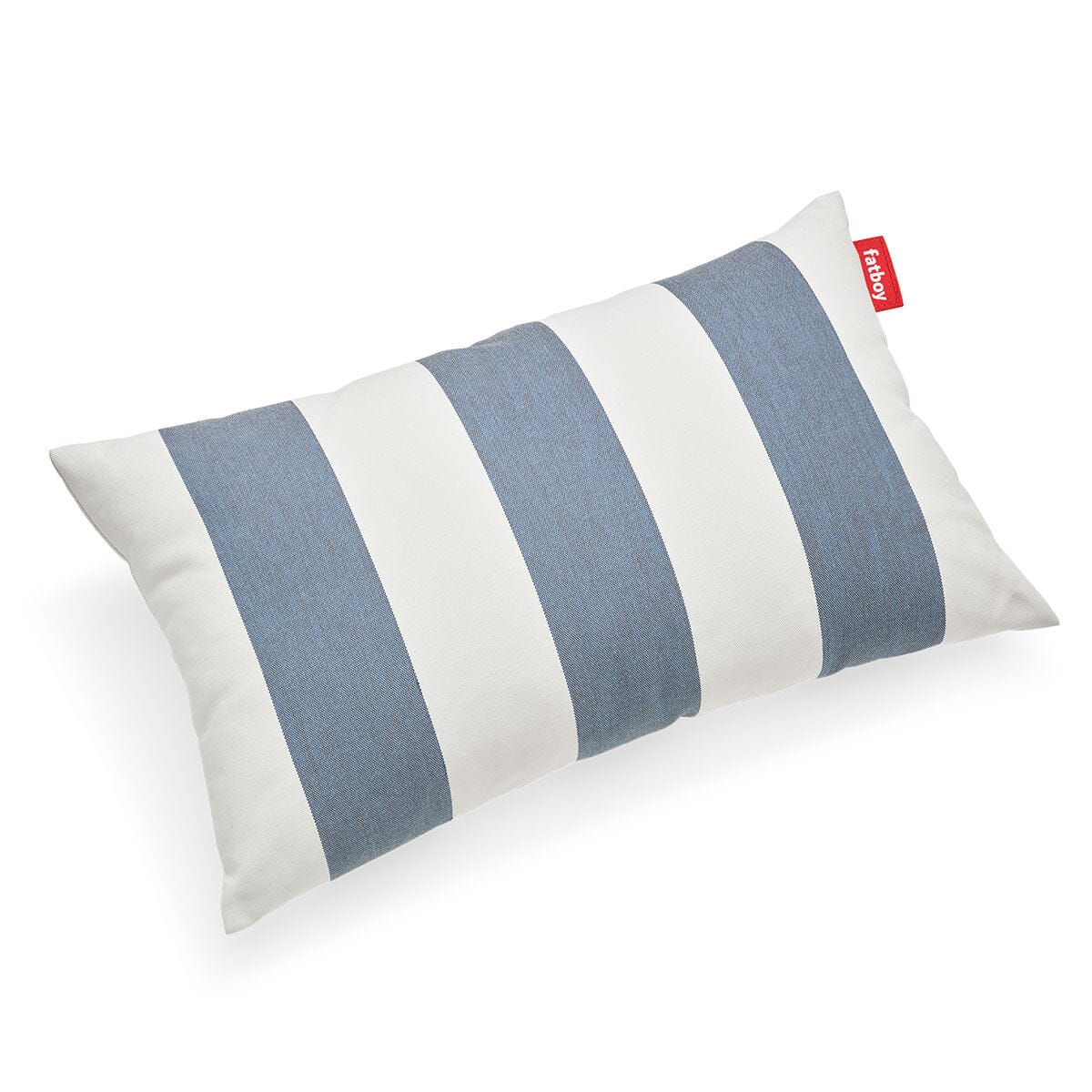 Fatboy King Pillow Coussin déco rectangulaire 66x40 cm Outdoor Stripe Ocean Blue Olefin