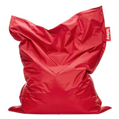 Fatboy Original Pouf Classic Sac Indoor Nylon Nylon Red