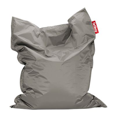 Fatboy Original Pouf Classic Sac Indoor Nylon Nylon Silver