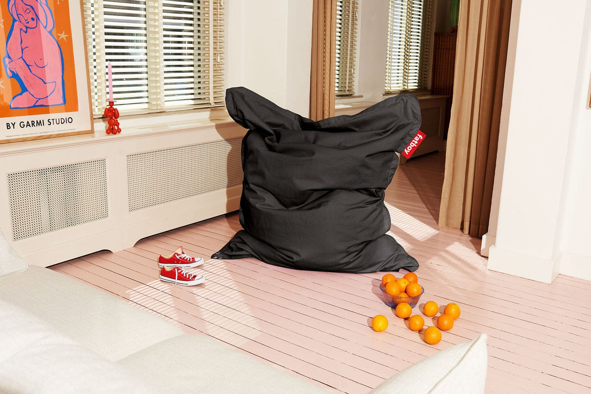 Fatboy Original Stonewashed Pouf Sac Indoor Coton délavé