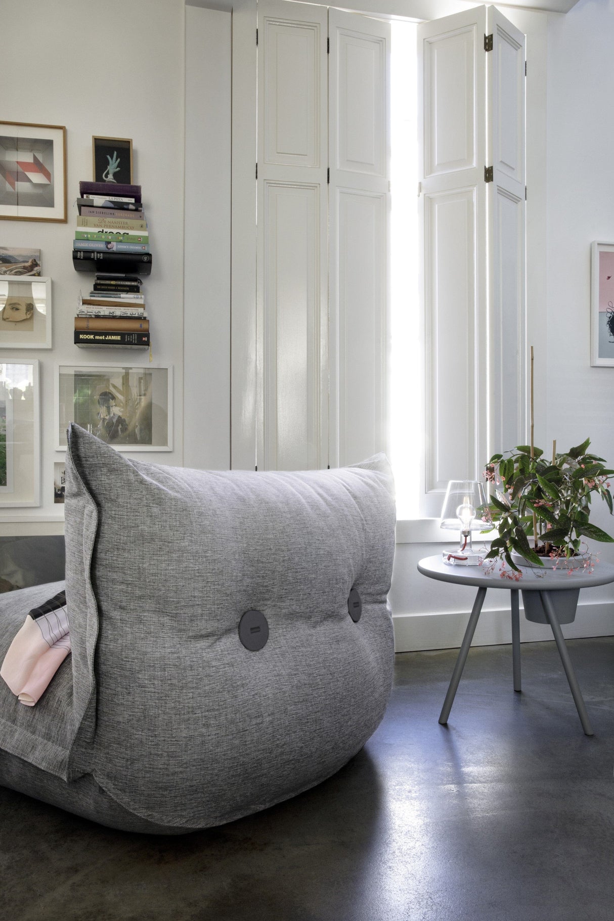 Fatboy The BonBaron Pouf avec Dossier Indoor Olefin