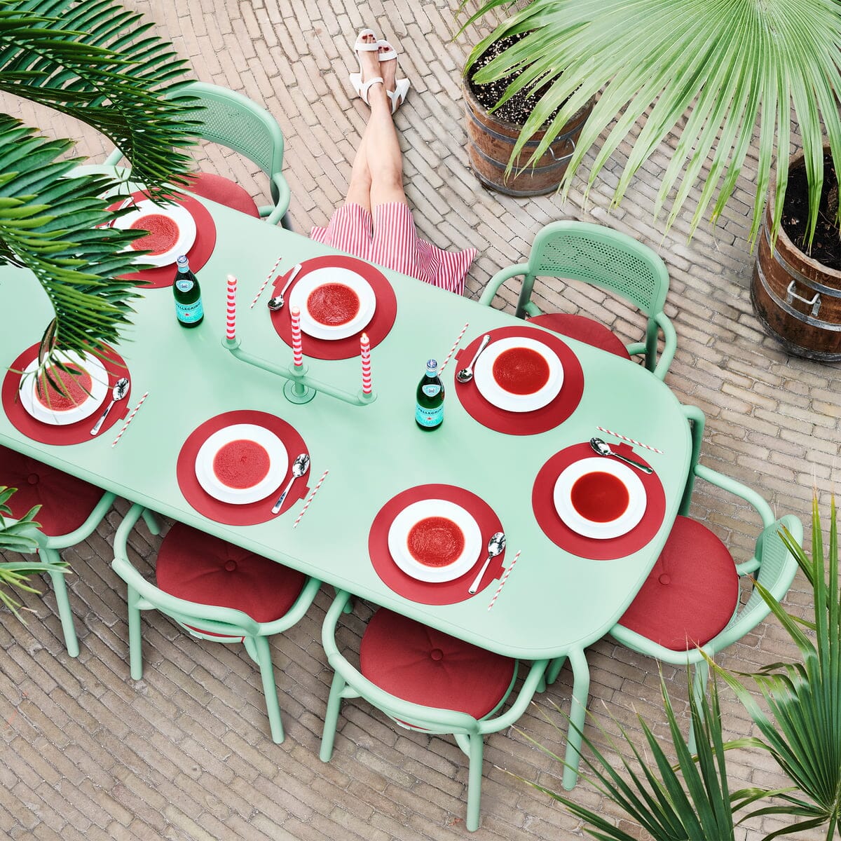 Fatboy Toní Tablo Table repas 220x99cm Outdoor