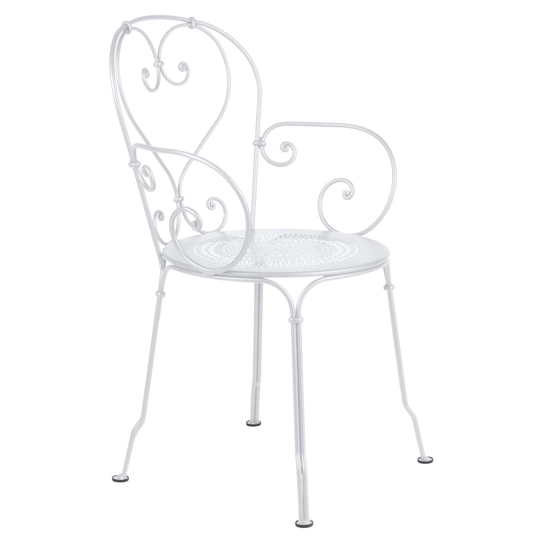 Fermob 1900 Fauteuil Blanc coton 01
