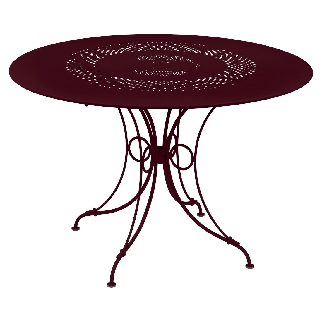 Fermob 1900 Table ø 117cm Cerise noire B9