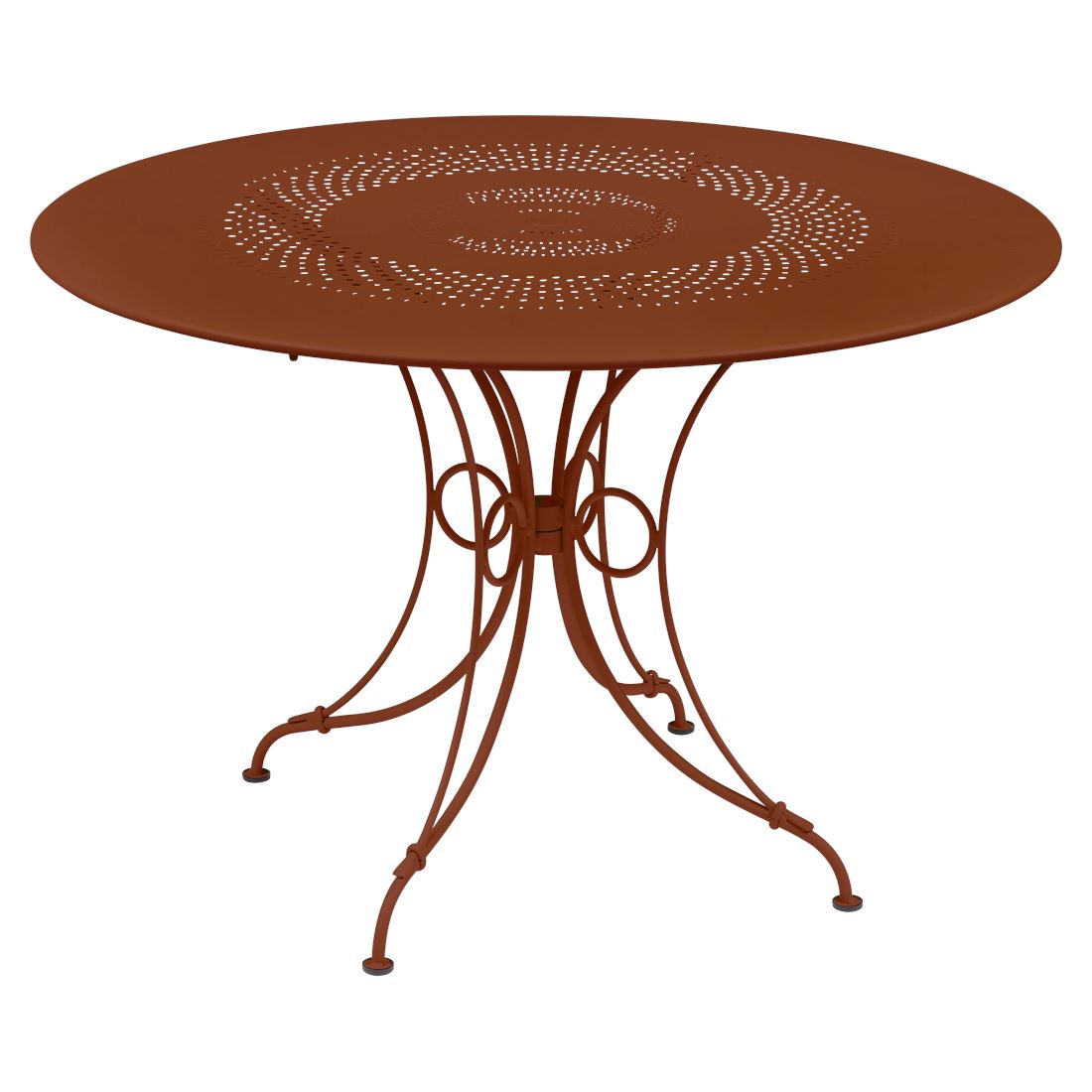 Fermob 1900 Table ø 117cm Ocre rouge 20