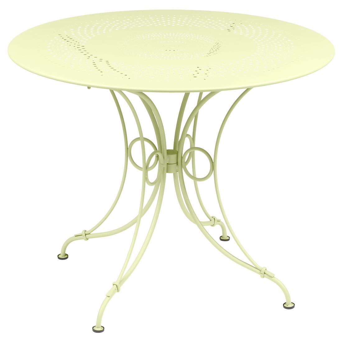 Fermob 1900 Table ø 96cm Citron givré A6