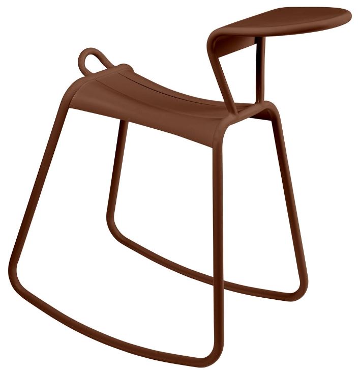 Fermob Adadesk Bureau d'Appoint à Bascule Ocre rouge 20