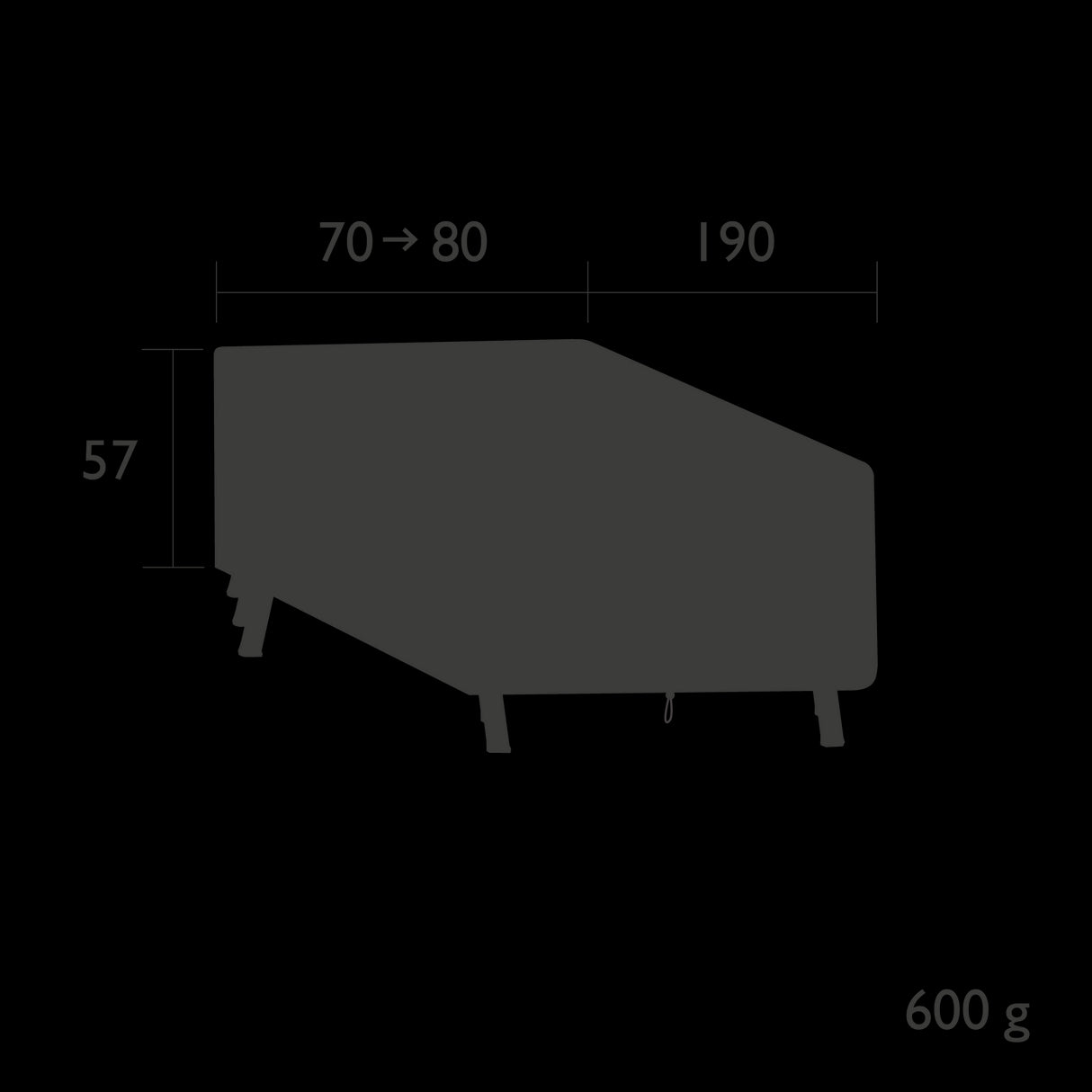 Fermob Alizé Housse de protection pour bain de soleil