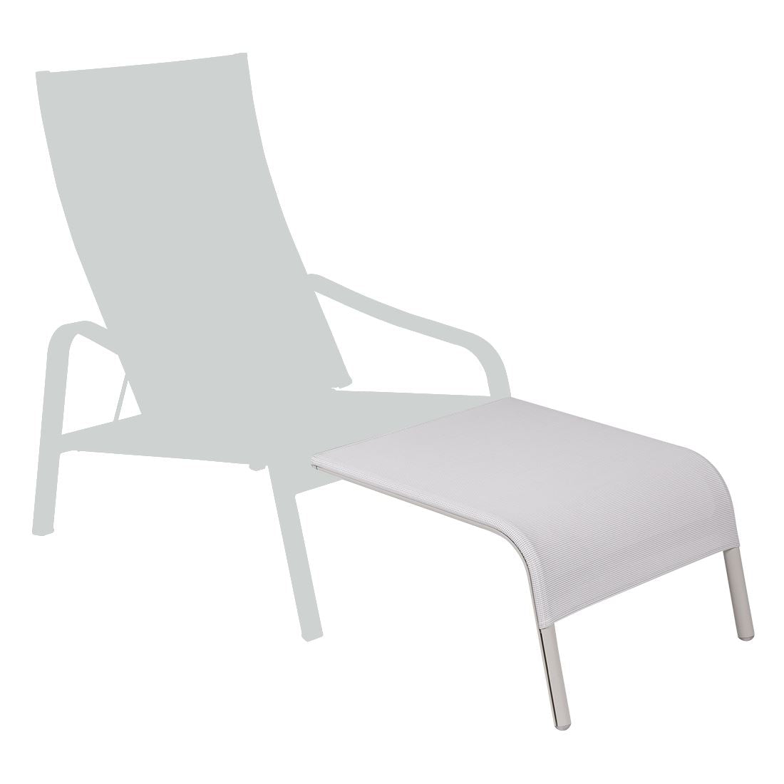 Fermob Alizé Repose-pieds Stéréo Gris argile A5ST