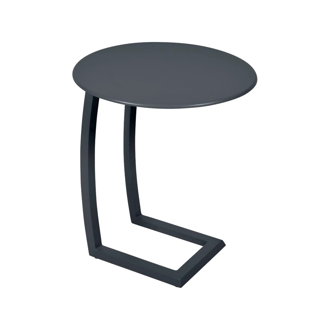 Fermob Alizé Table basse déportée Carbone 47