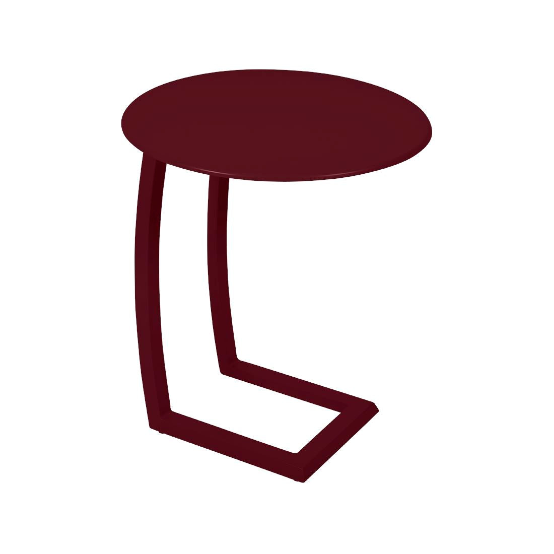Fermob Alizé Table basse déportée Cerise noire B9