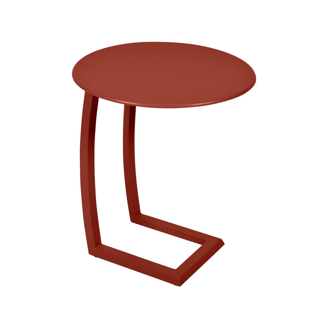 Fermob Alizé Table basse déportée Ocre rouge 20
