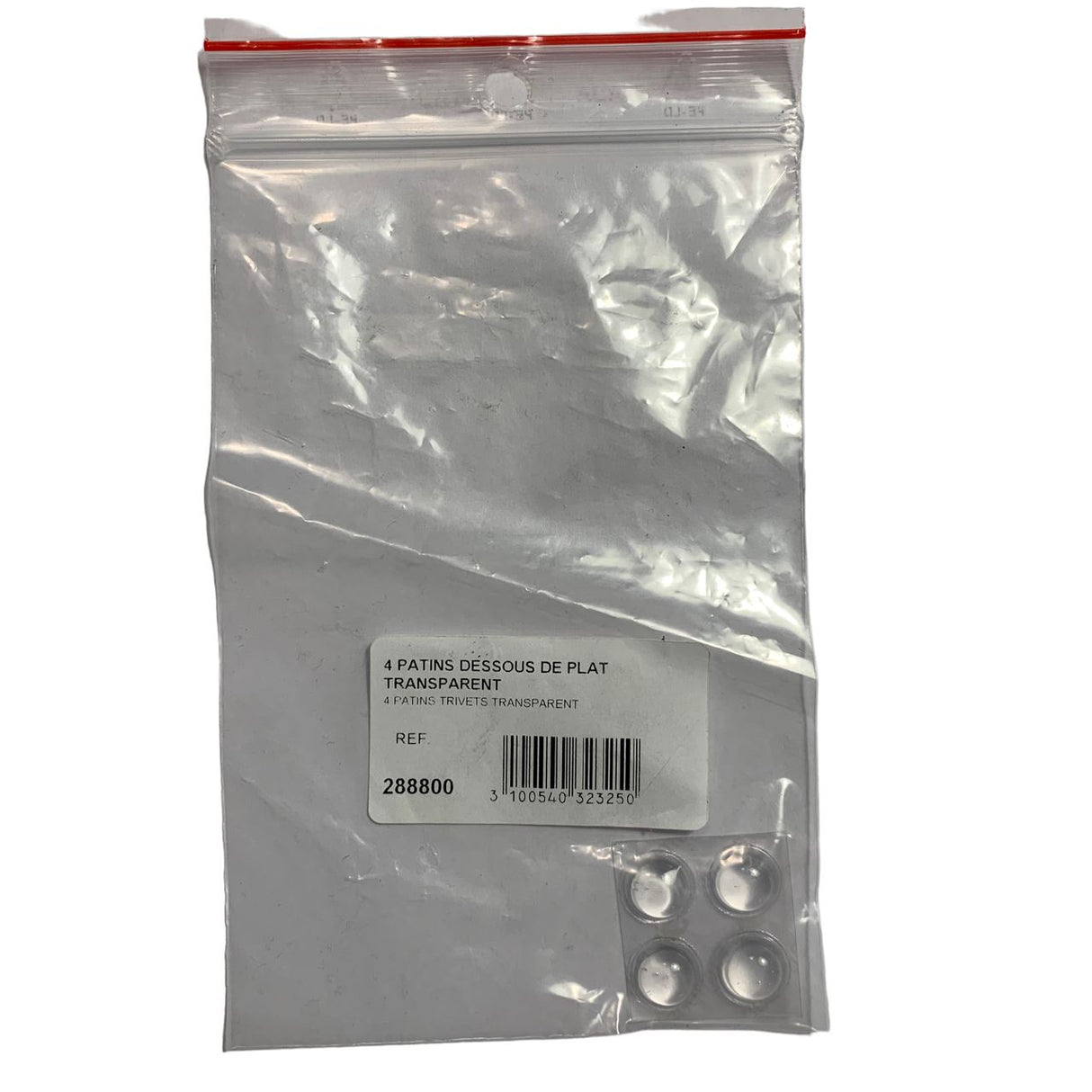 Fermob Basic Envie d'ailleurs lot 4 patins pour Dessous de plat Oiseaux, Bananes et Trèfle