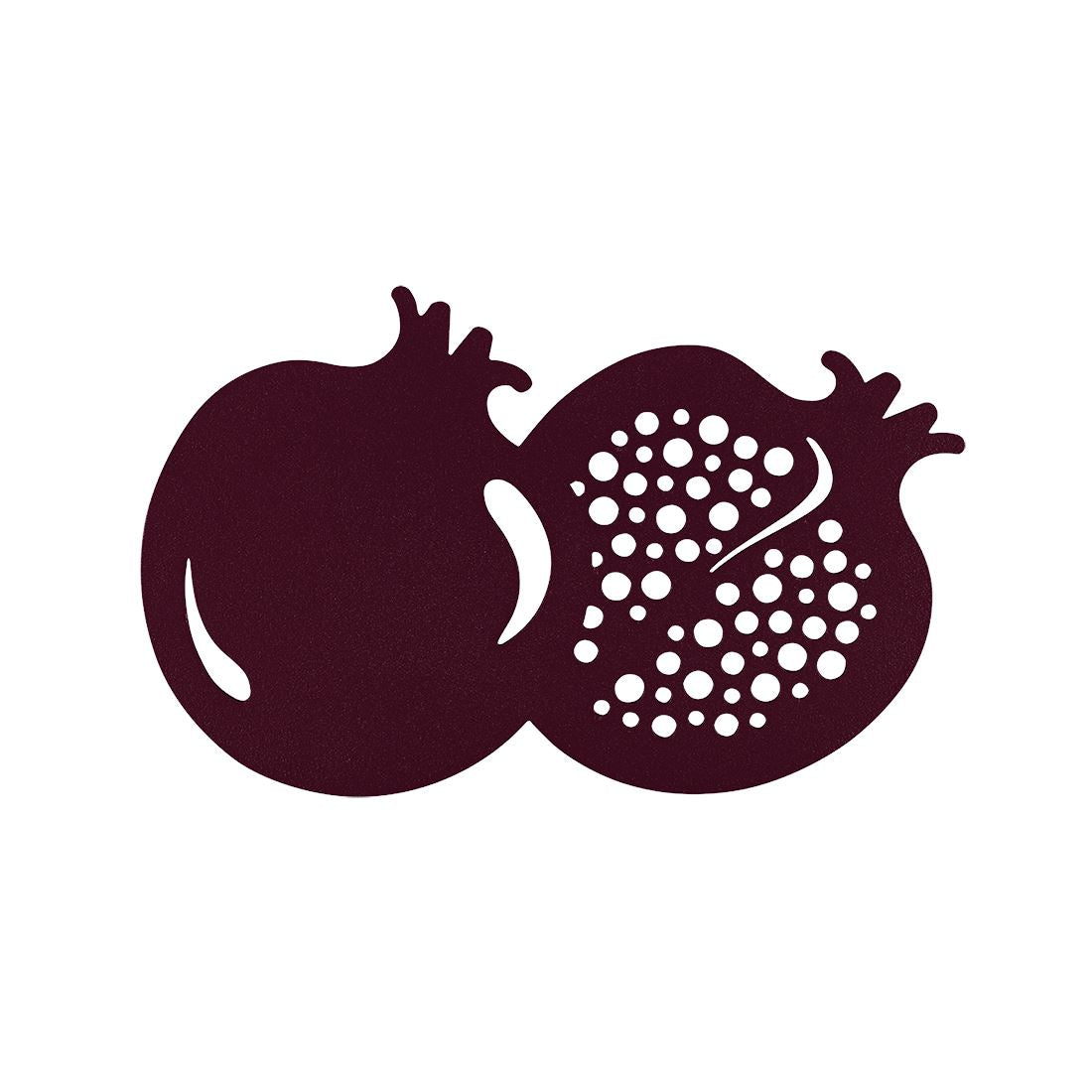 Fermob Basics Dessous de plat Grenade 26 x17 cm Cerise noire B9