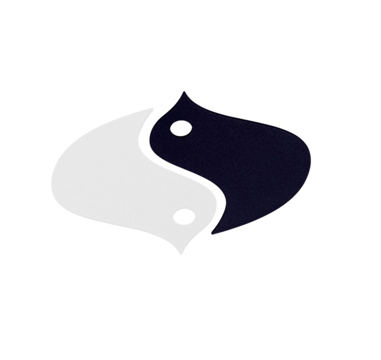 Fermob Basics Dessous de plat oiseaux 18.6 x 16.8cm Blanc cotton / Bleu abysse 92