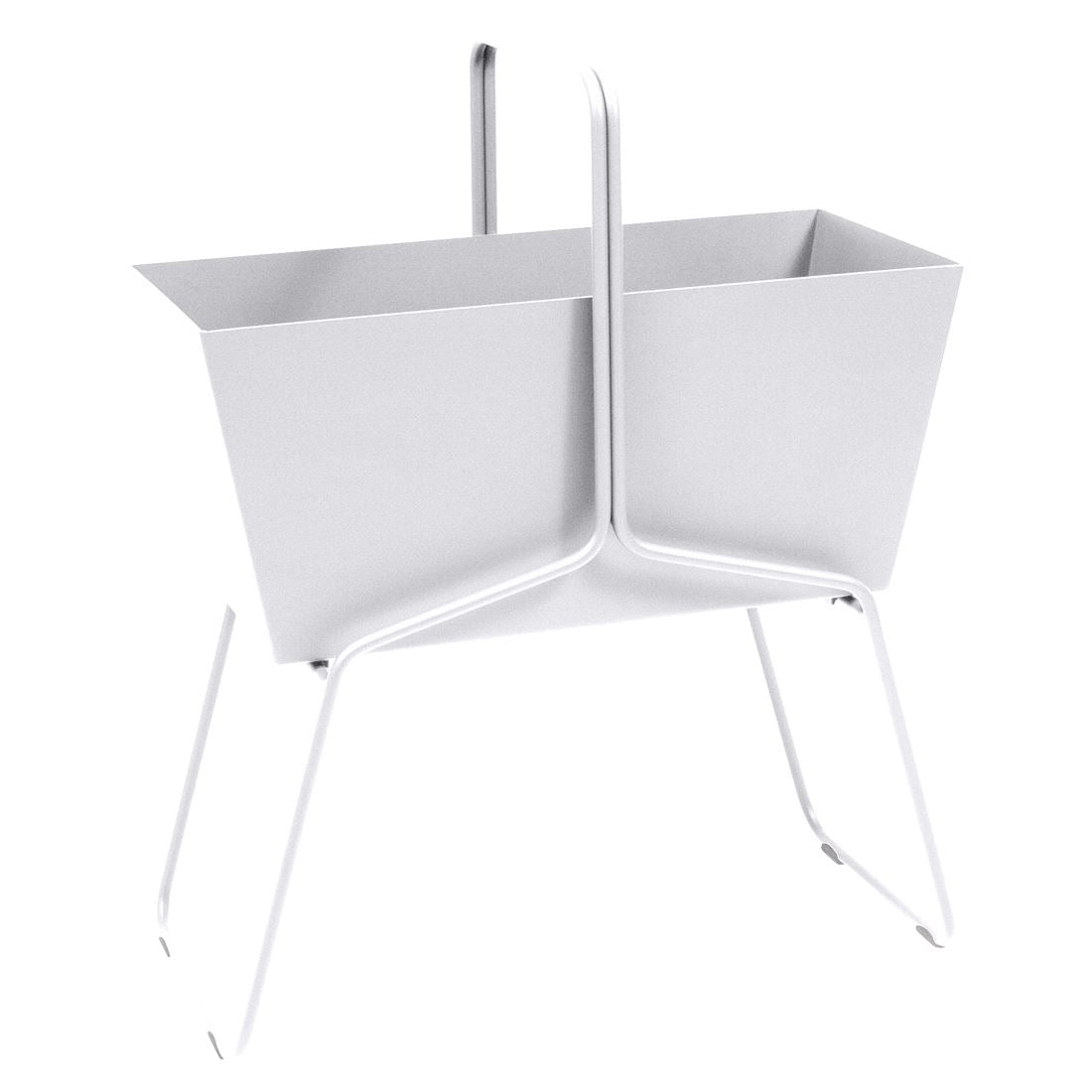 Fermob Basket Jardinière haute Blanc coton 01