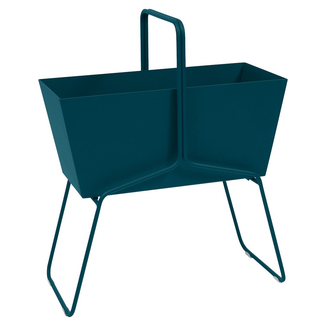 Fermob Basket Jardinière haute Bleu acapulco 21