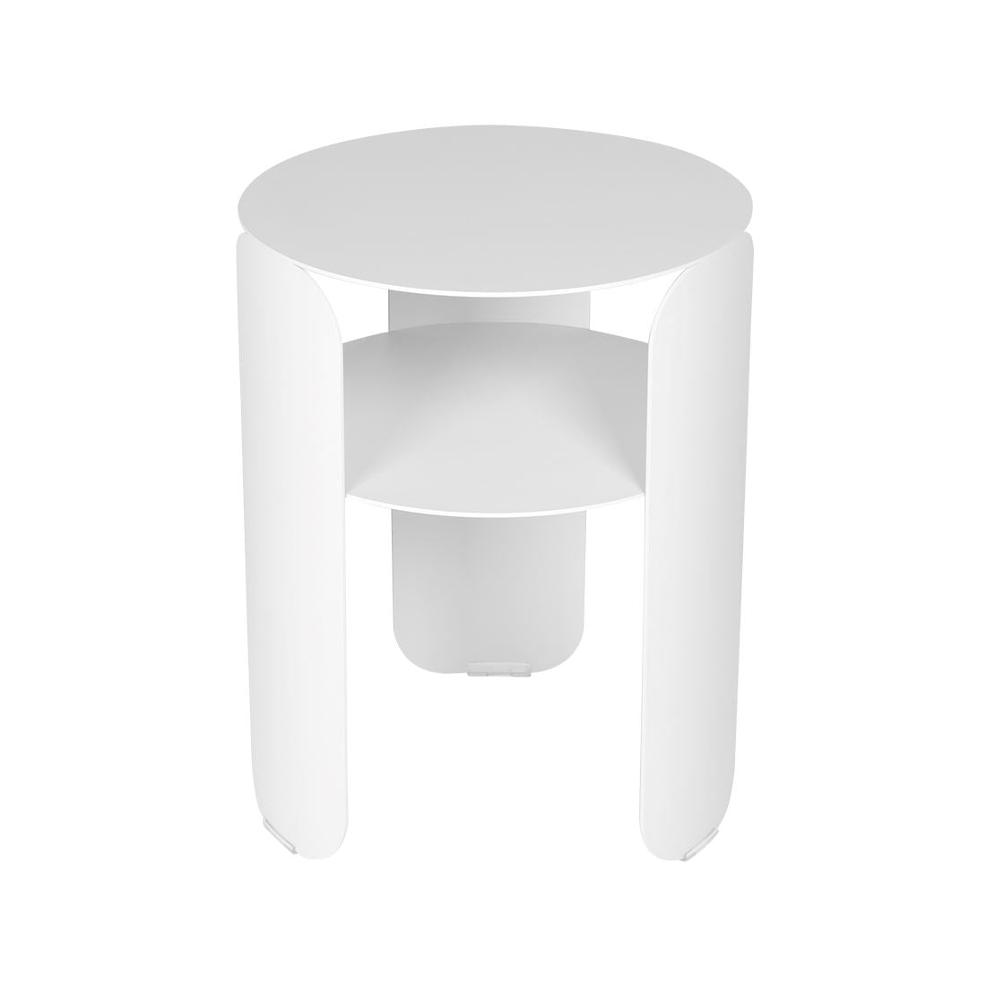 Fermob Bebop Table d'appoint ø 35cm Blanc coton 01