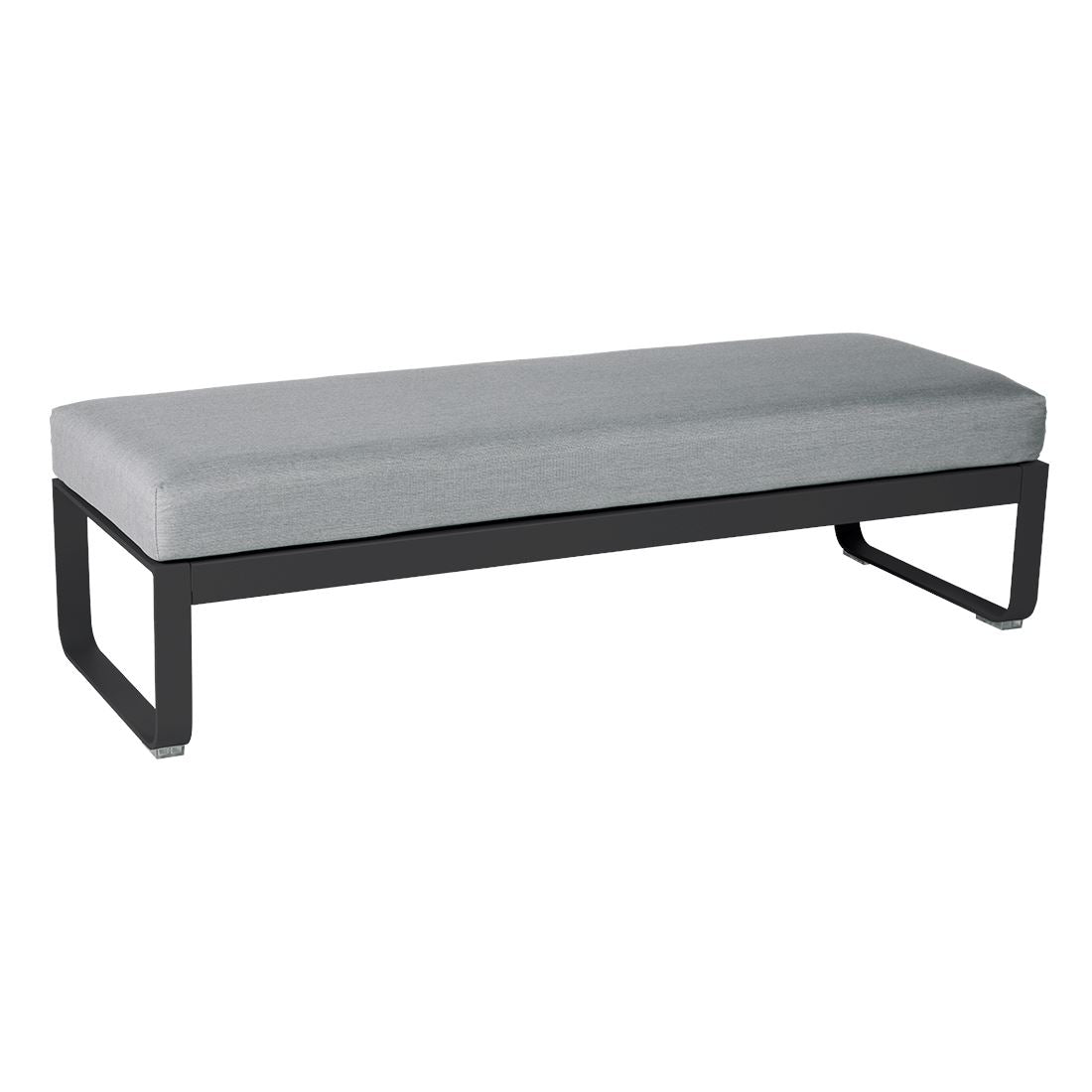 Fermob Bellevie Banquette 2 places Carbone 47 Gris flanelle 79