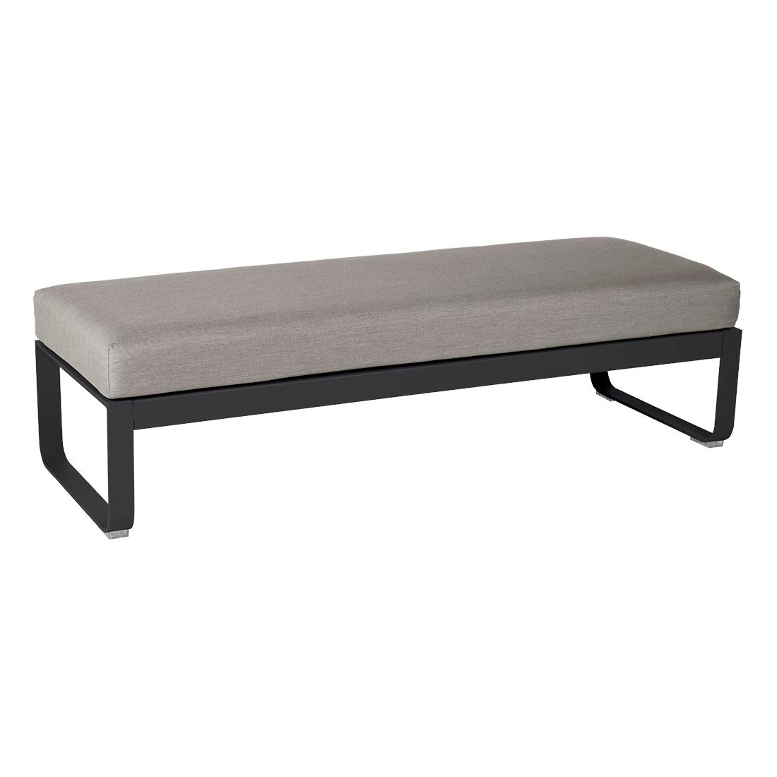 Fermob Bellevie Banquette 2 places Carbone 47 Taupe grisé B8