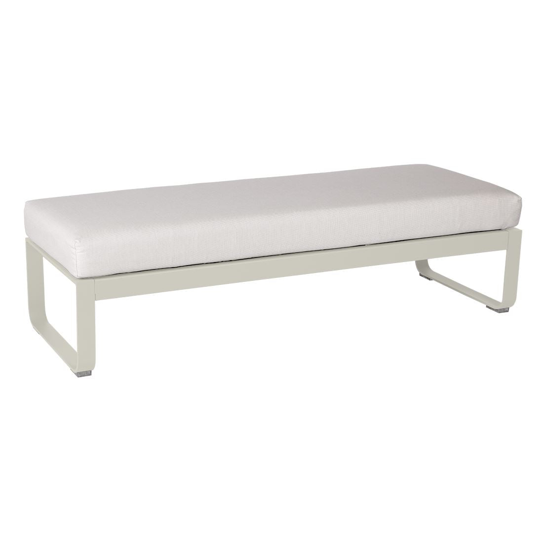 Fermob Bellevie Banquette 2 places Gris argile A5 Blanc grisé 81