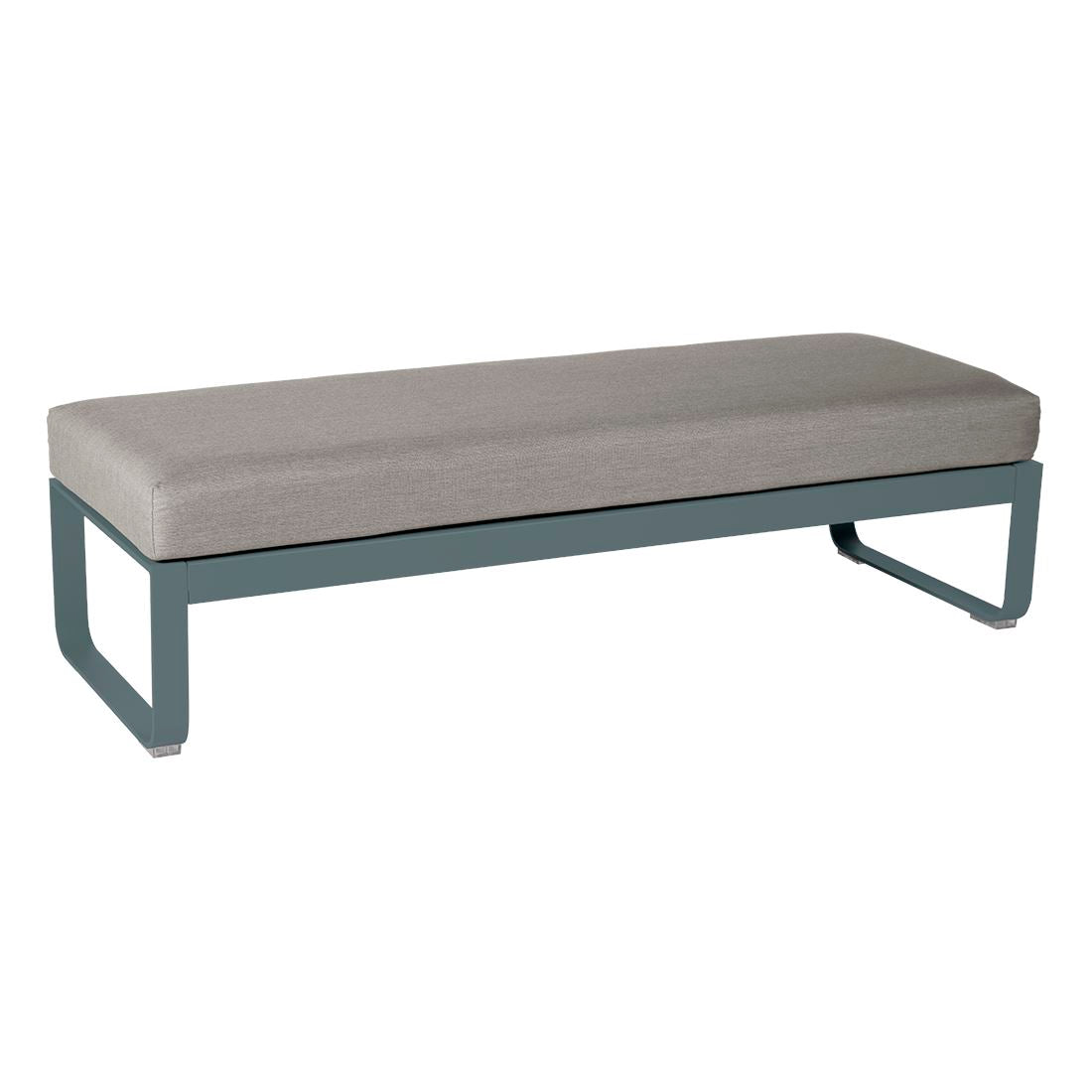 Fermob Bellevie Banquette 2 places Gris orage 26 Taupe grisé B8