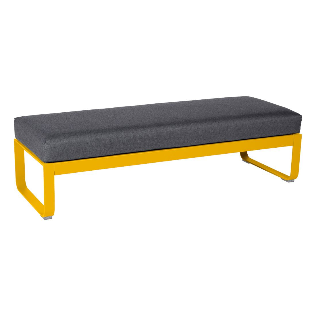 Fermob Bellevie Banquette 2 places Miel C6 Gris graphite A3