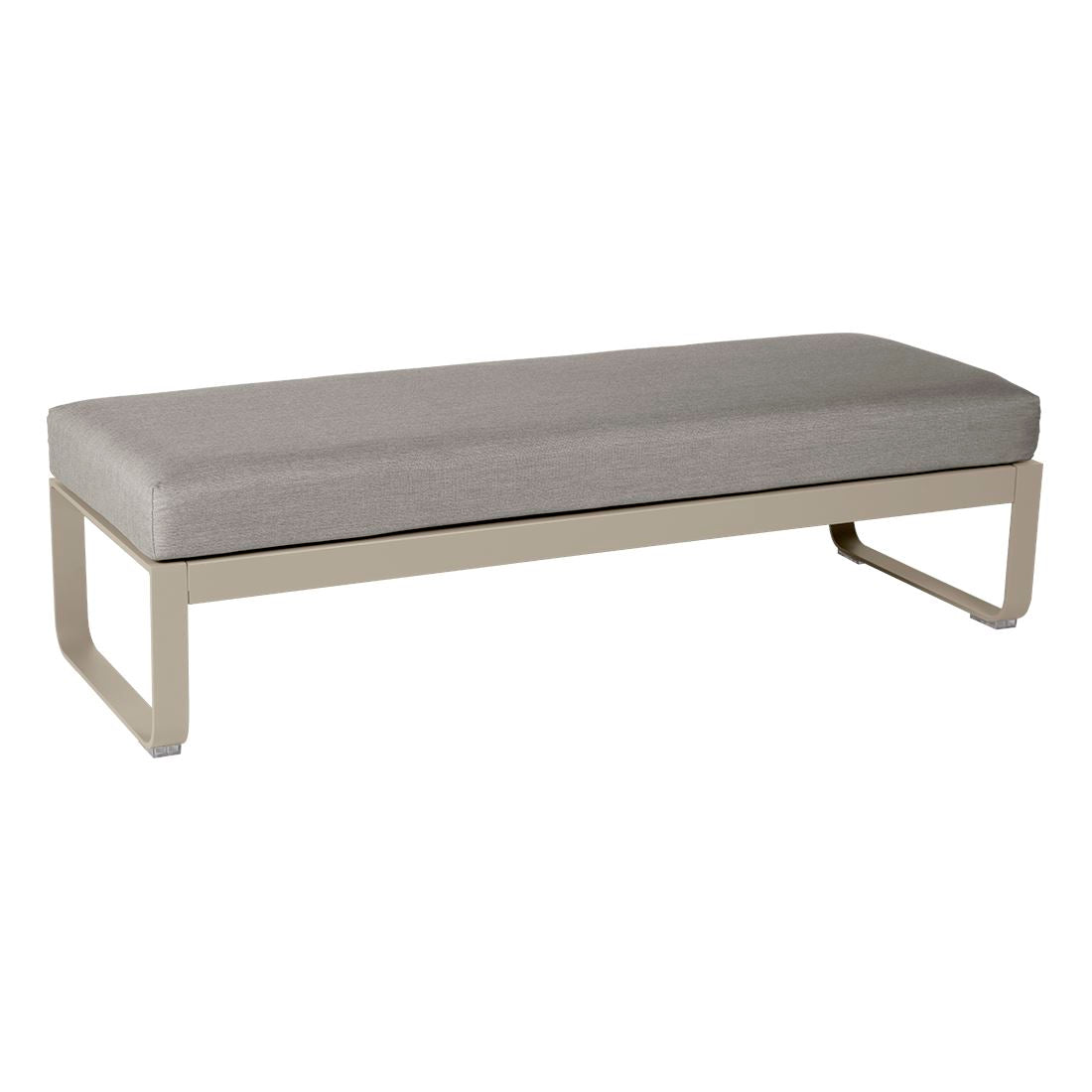 Fermob Bellevie Banquette 2 places Muscade 14 Taupe grisé B8