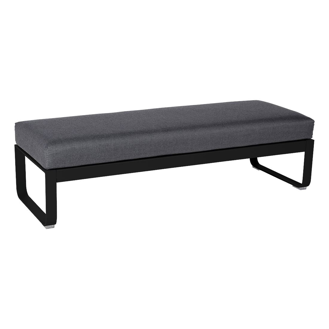 Fermob Bellevie Banquette 2 places Réglisse 42 Gris graphite A3