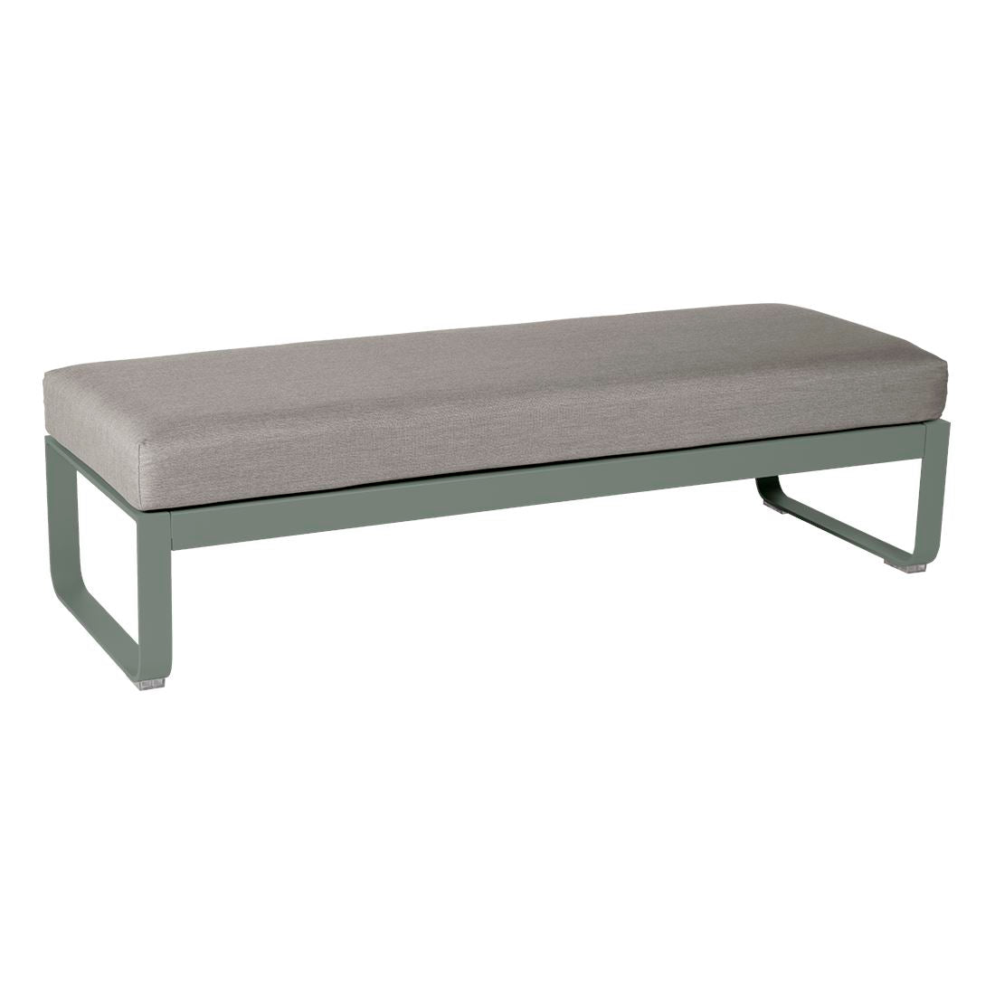 Fermob Bellevie Banquette 2 places Romarin 48 Taupe grisé B8