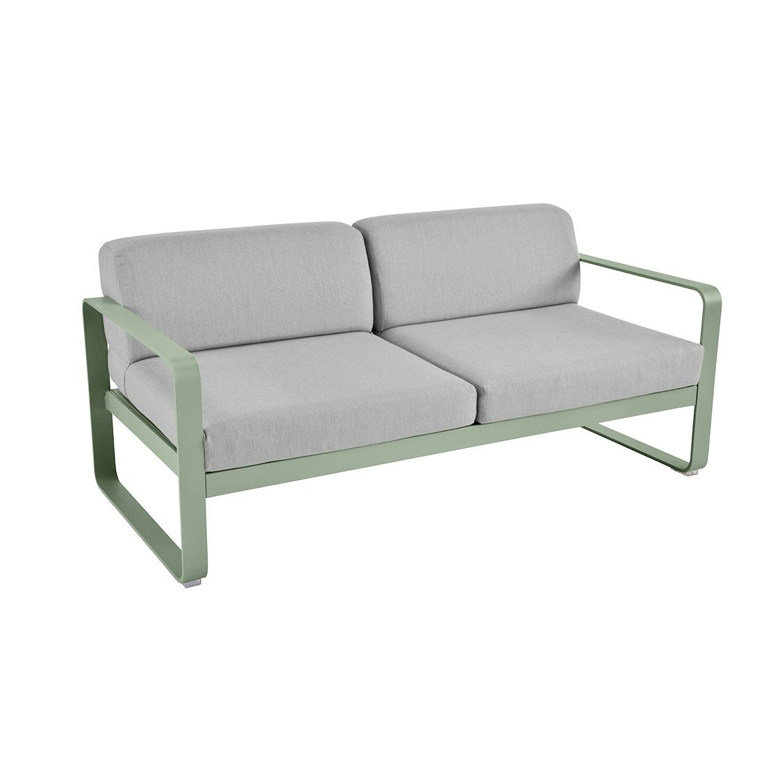Fermob Bellevie Canapé 2 places Cactus 82 Gris flanelle 79