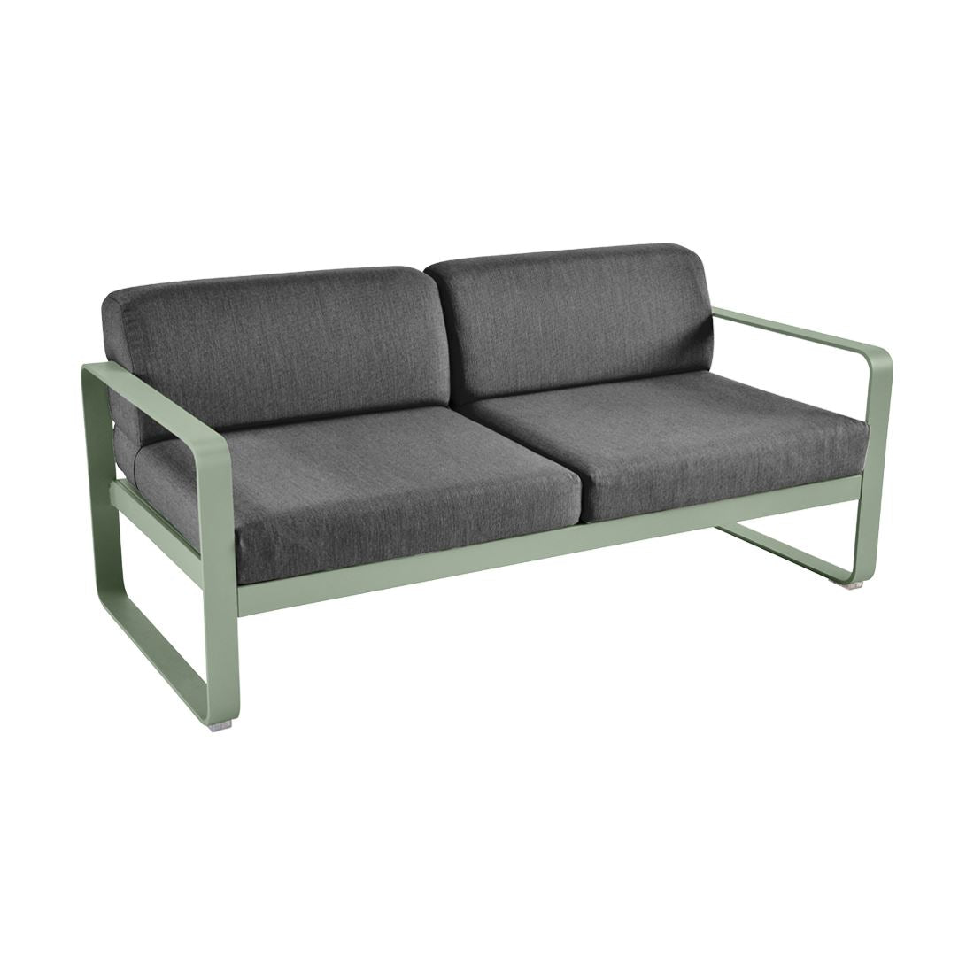 Fermob Bellevie Canapé 2 places Cactus 82 Gris graphite A3