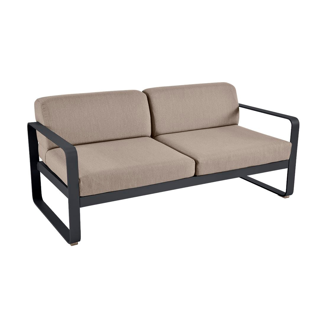 Fermob Bellevie Canapé 2 places Carbone 47 Taupe grisé B8