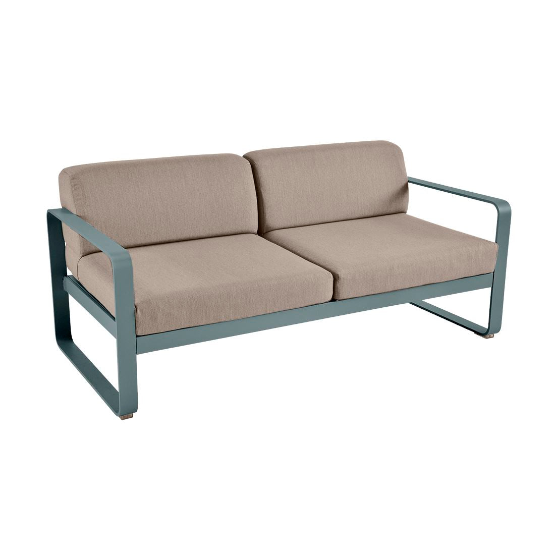 Fermob Bellevie Canapé 2 places Gris orage 26 Taupe grisé B8