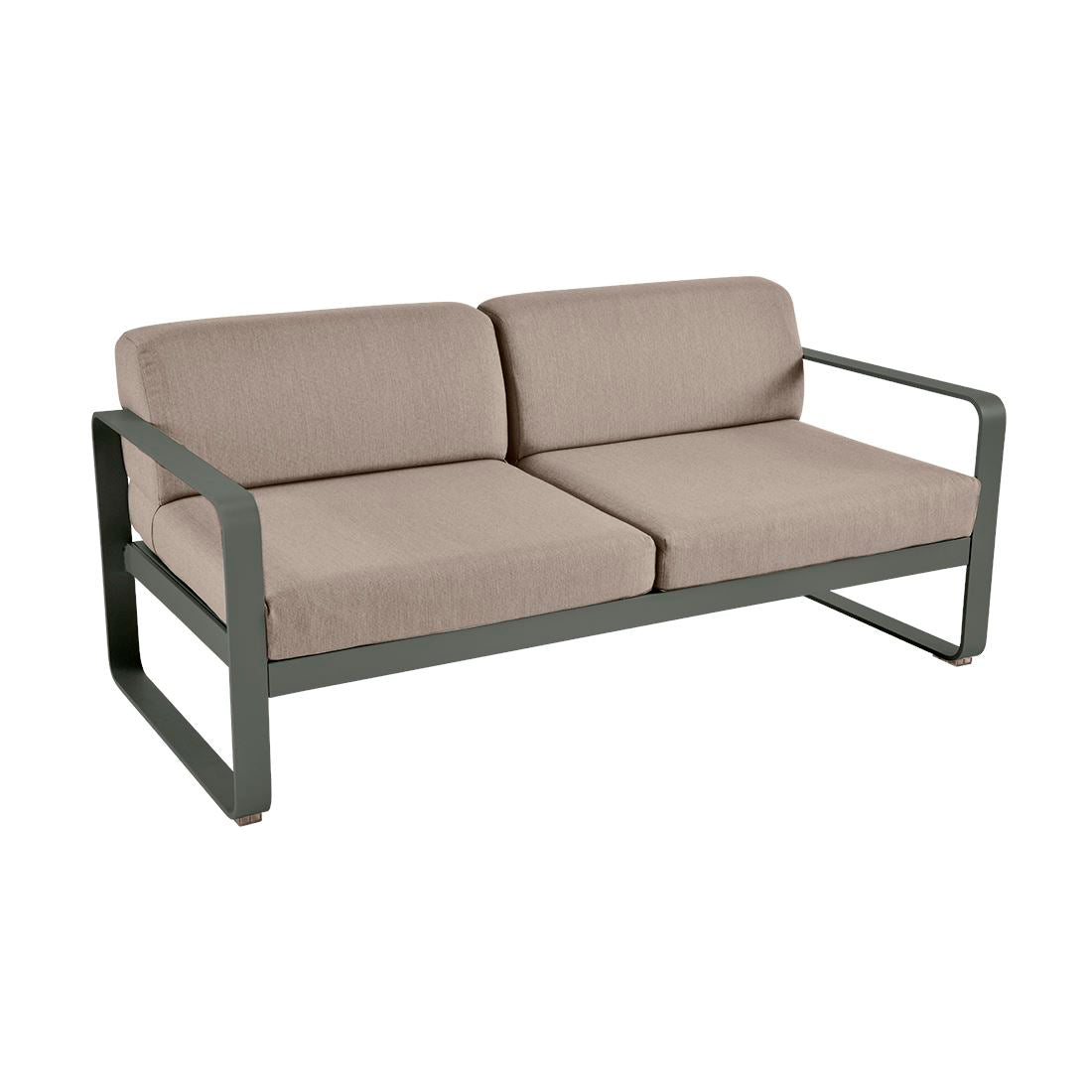 Fermob Bellevie Canapé 2 places Romarin 48 Taupe grisé B8