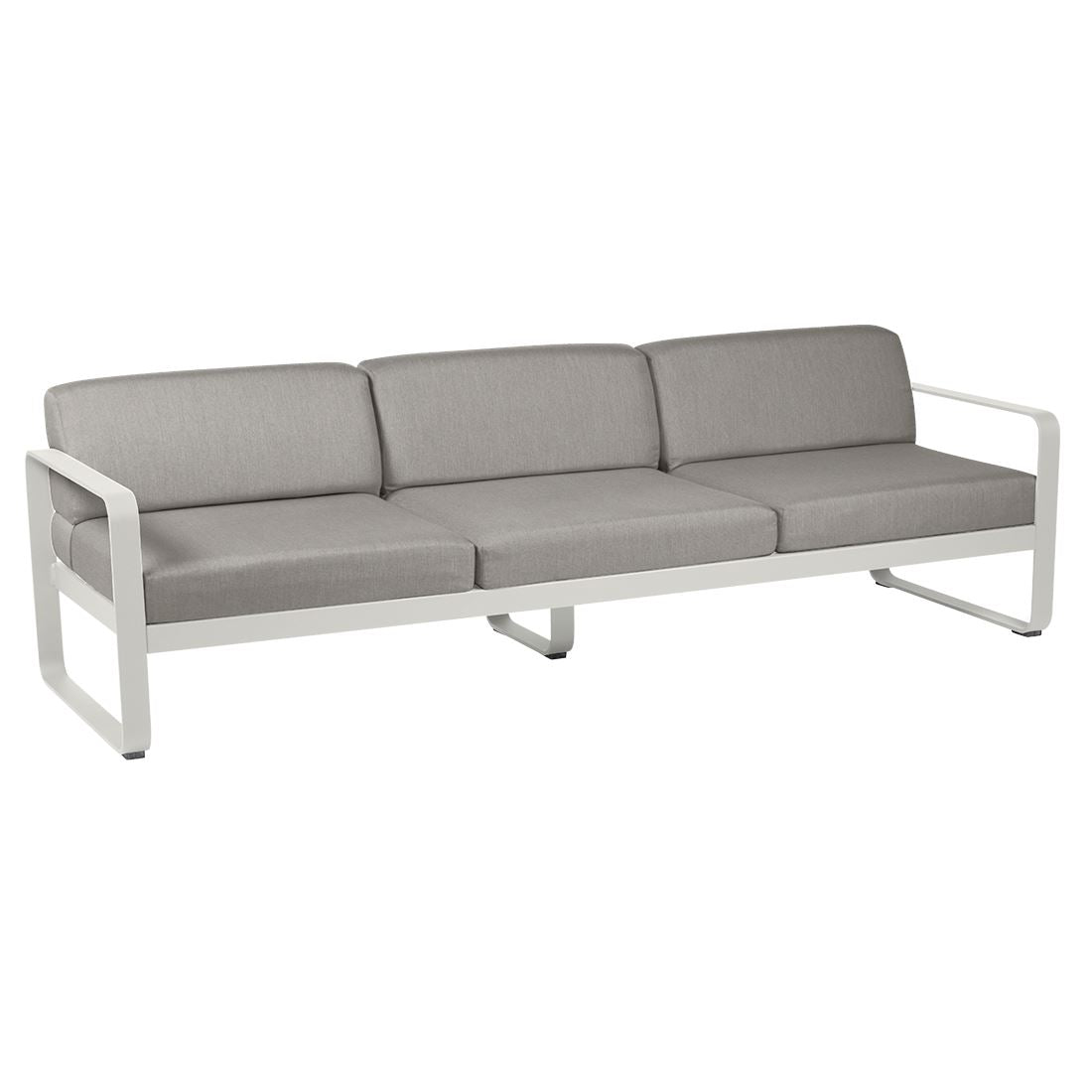 Fermob Bellevie Canapé 3 places Gris argile A5 Taupe grisé B8