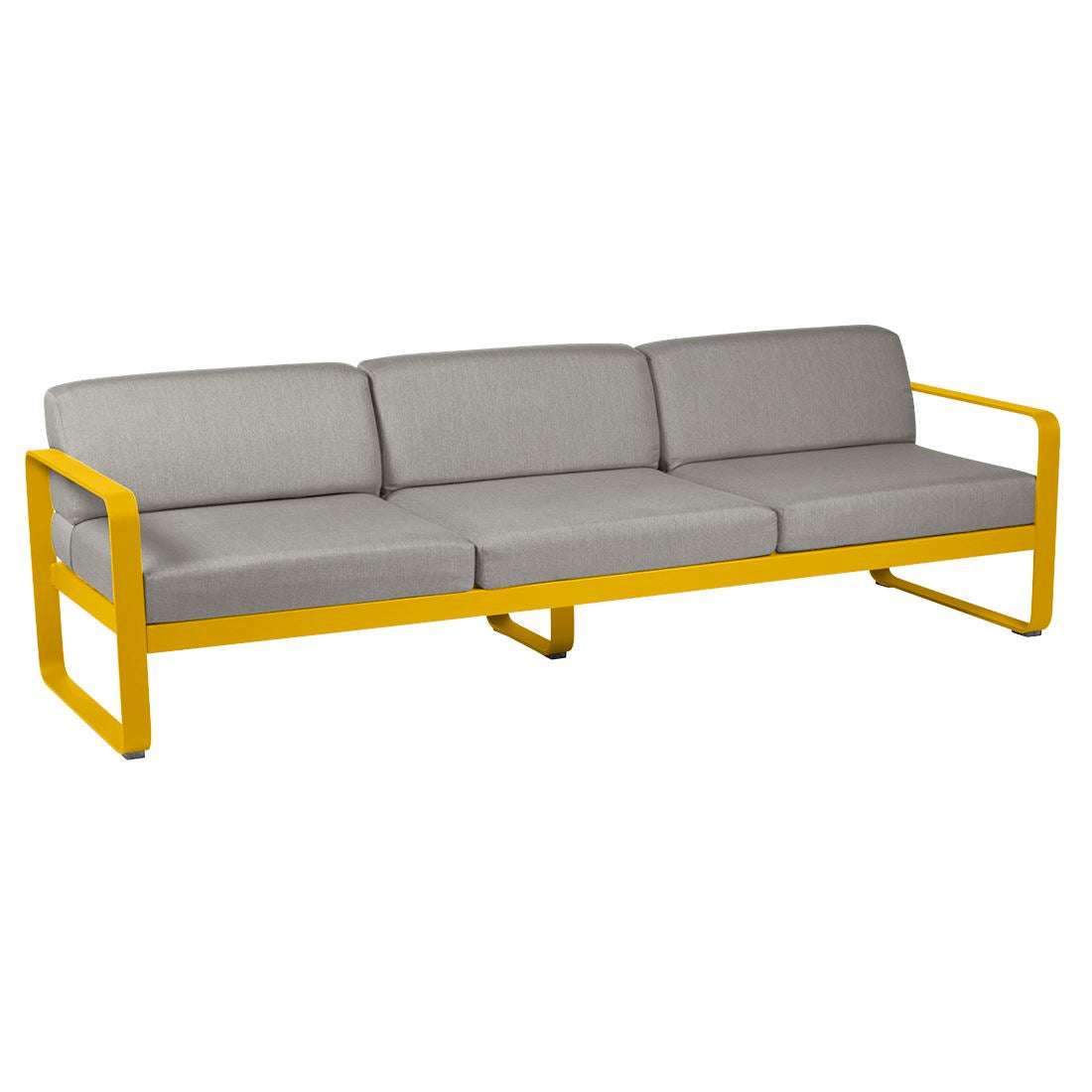 Fermob Bellevie Canapé 3 places Miel C6 Taupe grisé B8