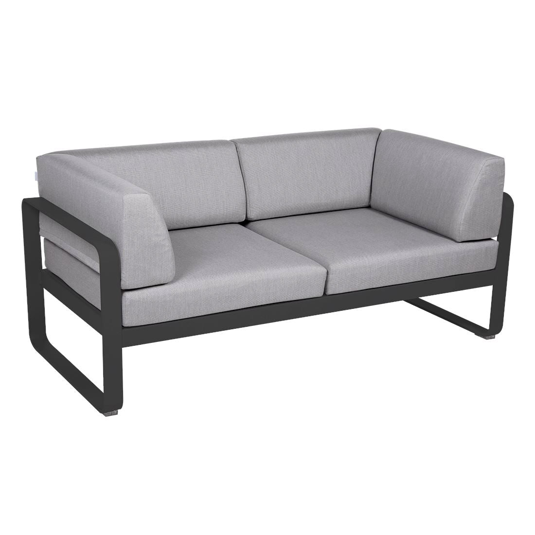 Fermob Bellevie Canapé Club 2 places Carbone 47 Gris flanelle 79