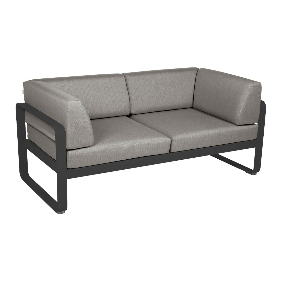 Fermob Bellevie Canapé Club 2 places Carbone 47 Taupe grisé B8